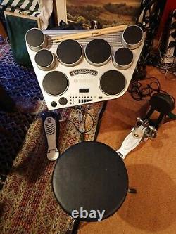 Yamaha DD 65 Electronic Drum kit with upgraded foot pedals, stand, stool etc