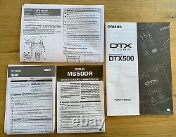Yamaha DTX500 Electronic Drum Kit, DTLK9 pad set, MS50DR speaker set + extras