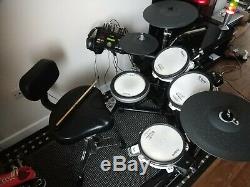 Yamaha DTX502 Electronic Drum Set Upgraded
