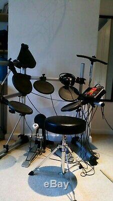 Yamaha DTX Electronic Drum Kit + amp, stool and drum sticks