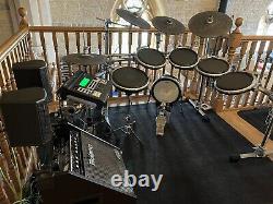 Yamaha DTXtreme III Electric Drum Kit with Roland PM-30 Amp
