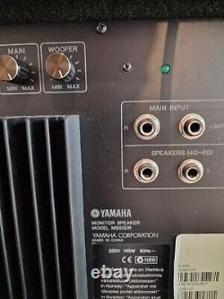 Yamaha MS50DR Amp/subwoofer, satelite Speakers With Drum Rack Mounts And Cables